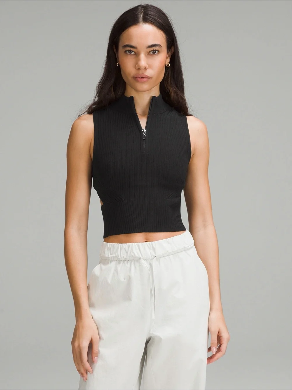 Lululemon Open Back Half-Zip Sweater
